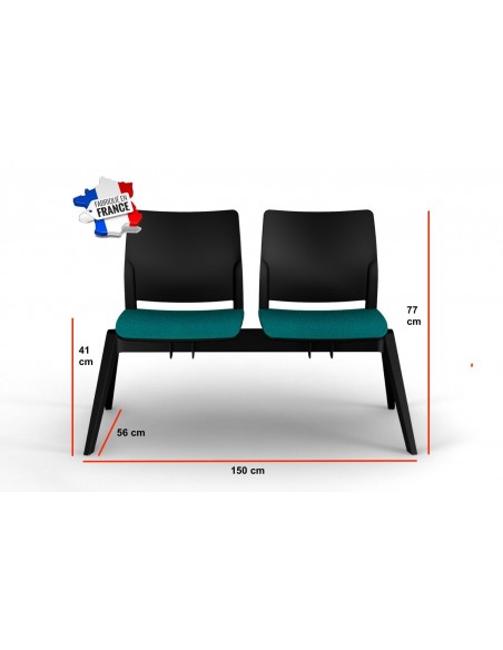 Poutre d’accueil en polypropylène Adela - SokoaPoutre d’accueil mixte Adela - Sokoa