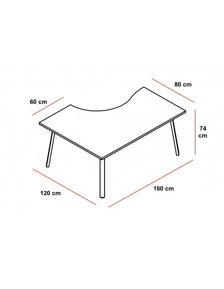 Bureau compact Ogi A - MDD