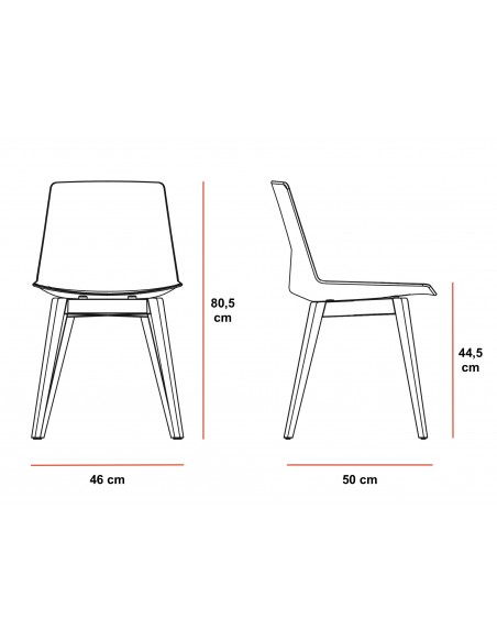 Chaise de collectivité CLUE – Offisit