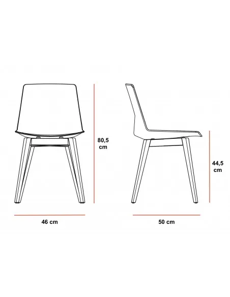 Chaise de collectivité CLUE – Offisit