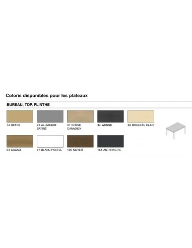 Table de réunion tonneau Ogi A – MDD