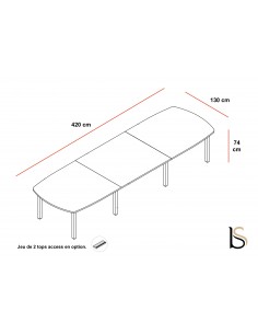 Table de réunion Yan C – MDD 2