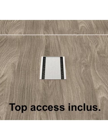 Grande table de réunion rectangulaire X7– Officity.