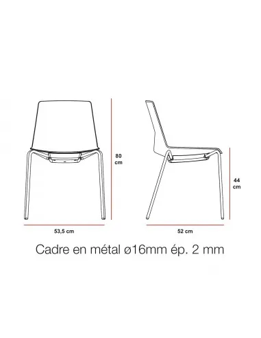 Fauteuil visiteur en eco cuir modèle Luis - Sitek