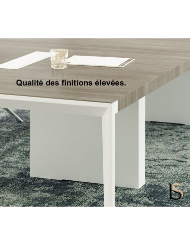 Fauteuil visiteur en cuir, modèle Ricky - Sitek