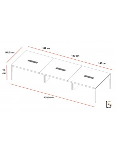 Fauteuil visiteur en cuir, modèle Ricky - Sitek 2