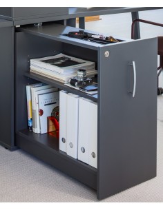 Caisson hauteur bureau maxi rangement - MDD 2