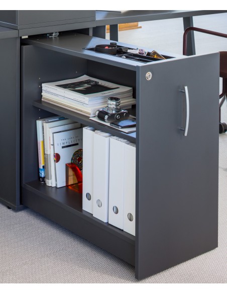 Caisson hauteur bureau maxi rangement - MDD