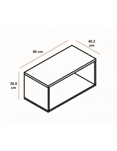 Meuble de rangement sur caisson – MDD