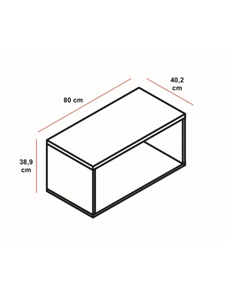 Meuble de rangement sur caisson – MDD