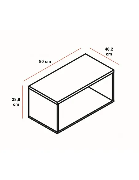 Meuble de rangement sur caisson – MDD