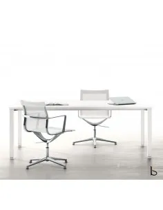 Fauteuil de réunion Evole en résille – Mobel Linea
