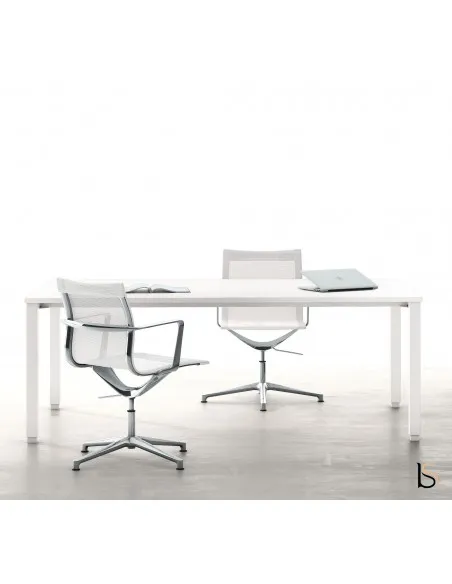Fauteuil de réunion Evole en résille – Mobel Linea