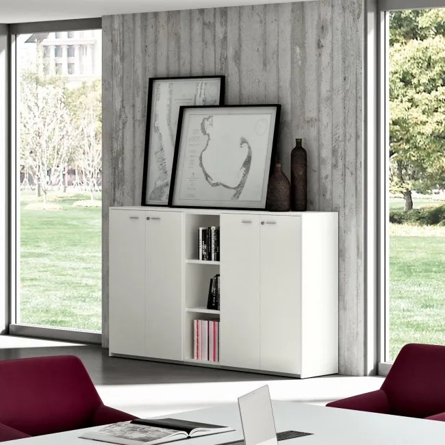Armoire moyenne 4 portes avec niche– Quadrifoglio