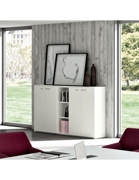 Armoire moyenne 4 portes avec niche– Quadrifoglio