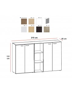 Armoire moyenne 4 portes avec niche– Quadrifoglio 2