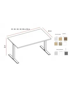 Bureau droit Idea Tube – Quadrifoglio 2