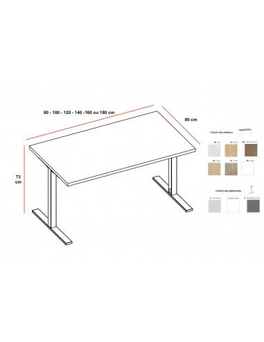 Bureau droit Idea Tube – Quadrifoglio