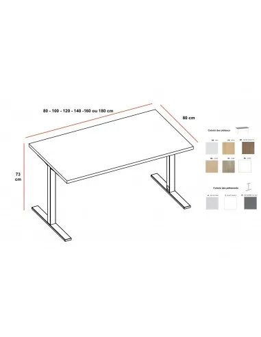 Bureau droit Idea Tube – Quadrifoglio