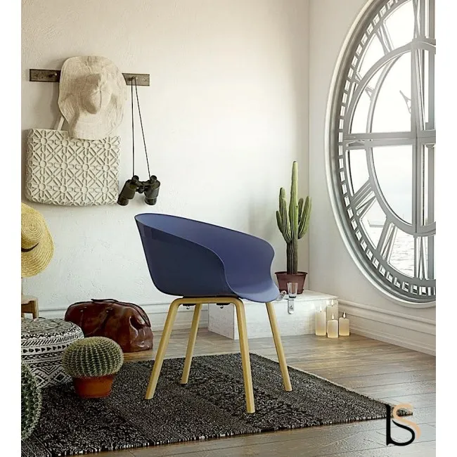 Lot de 4 chaises visiteurs Hop – Mobel Linea.