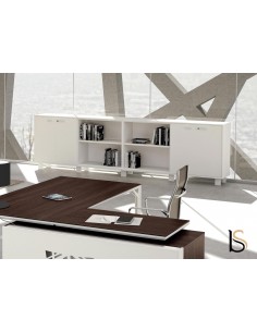 Grande armoire de bureau blanche – Quadrifoglio