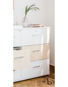 Armoire avec tiroirs pour le classement des dossiers suspendus 2