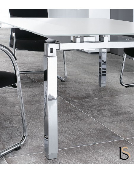 Table de réunion carrée Fly – Mobel Linea