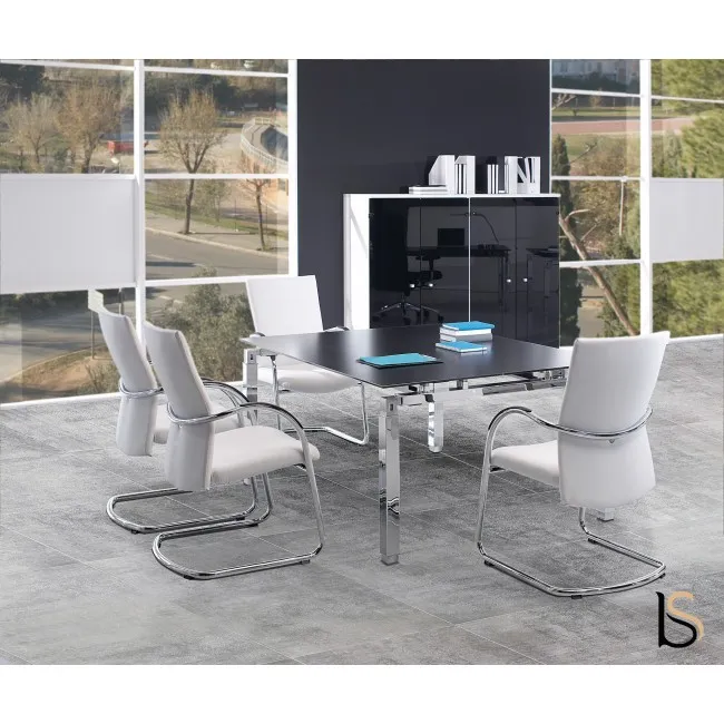 Table de réunion carrée Fly – Mobel Linea