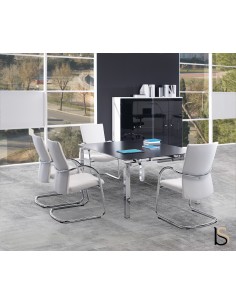 Table de réunion carrée Fly – Mobel Linea