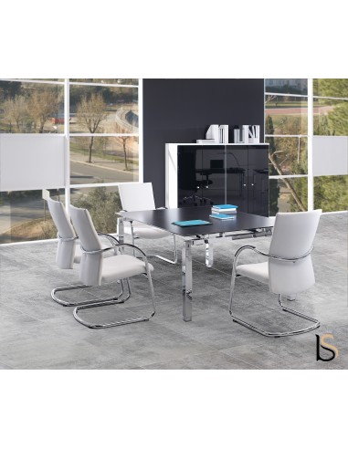 Table de réunion carrée Fly – Mobel Linea