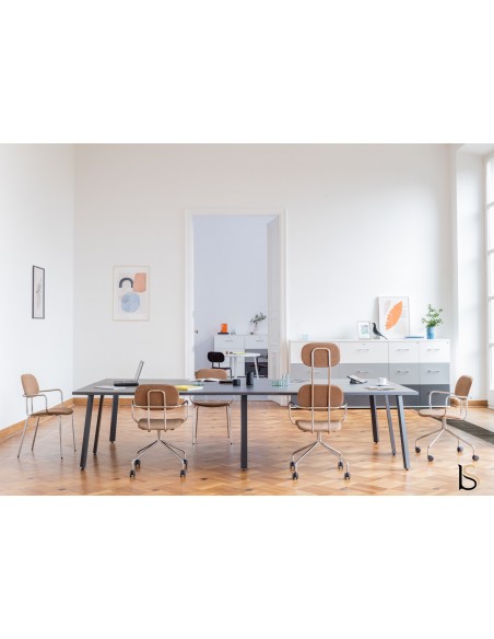 Table de réunion rectangulaire Ogi A – MDD