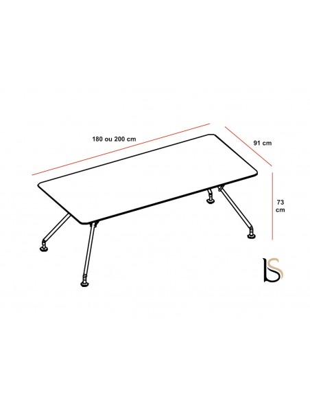 Bureau de Direction Prospero en verre – Ultom
