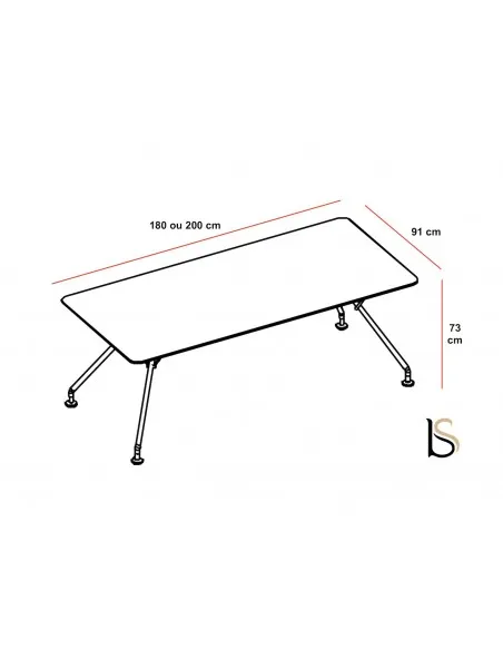 Bureau de Direction Prospero en verre – Ultom