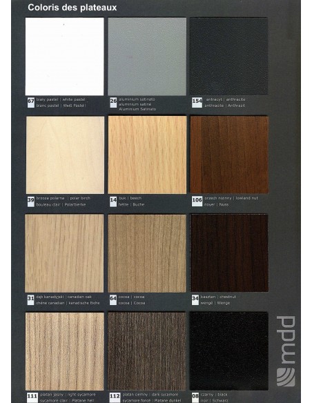 Bureau Bench 2 personnes Ogi U – MDD