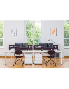 Bureau Bench 4 personnes Ogi U – MDD 2
