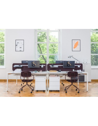 Bureau Bench 4 personnes Ogi U – MDD