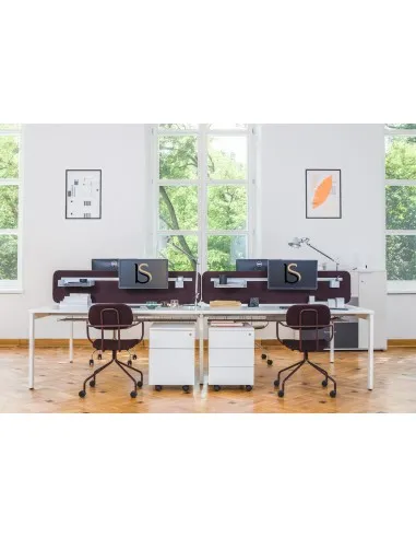 Bureau Bench 4 personnes Ogi U – MDD