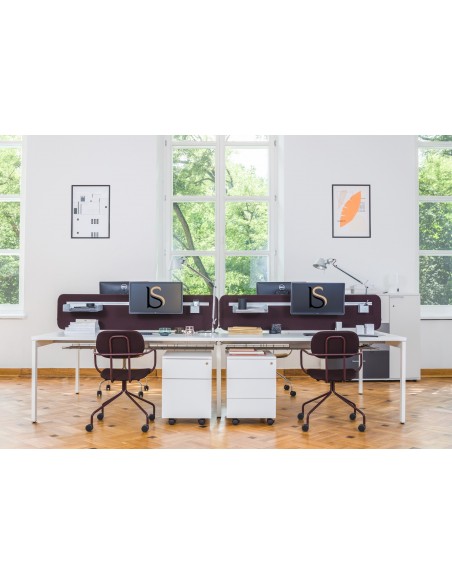 Bureau Bench 2 personnes Ogi U – MDD Bureaux bench MDD