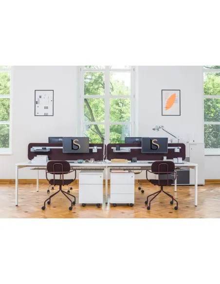 Bureau Bench 4 personnes Ogi U – MDD