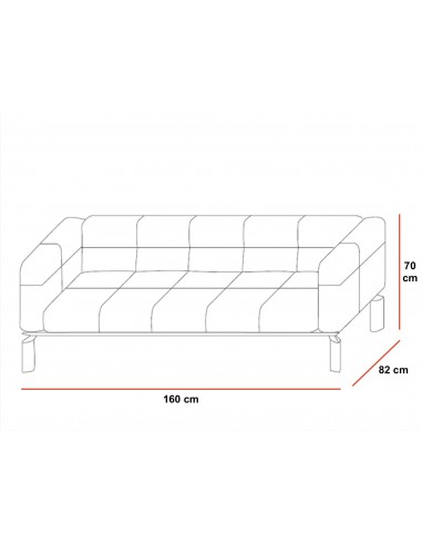 Canapé 2 ou 3 places - Martex