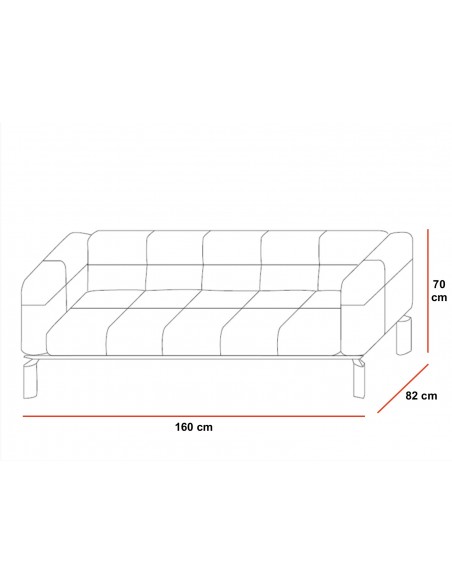 Canapé 2 ou 3 places - Martex