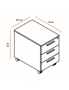 Caisson mobile exécutif Quando - MDD 2