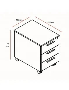 Caisson mobile exécutif Quando - MDD 2