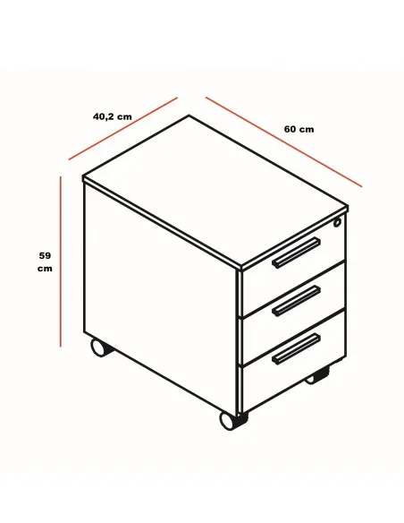 Caisson mobile exécutif Quando - MDD