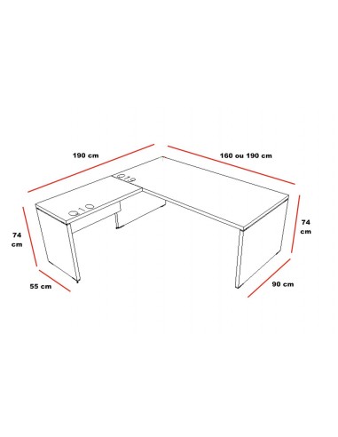 Bureau de direction avec retour Quando - MDD