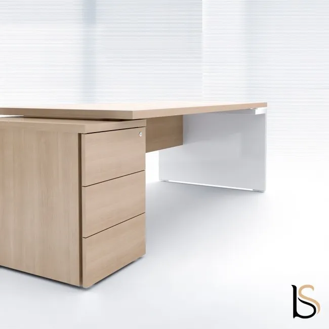 Bureau de direction Mito avec caisson - MDD
