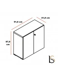 Armoire à portes battantes Mito - MDD 2