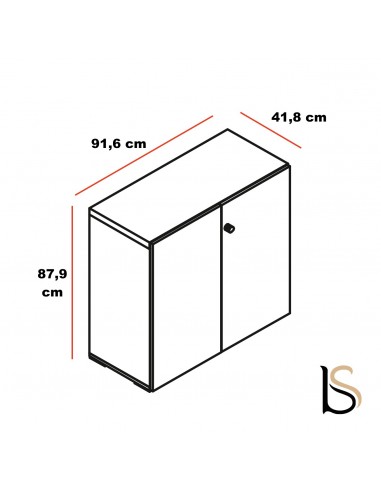 Armoire à portes battantes Mito - MDD
