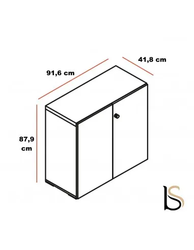 Armoire à portes battantes Mito - MDD