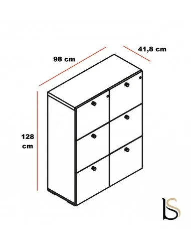 Armoire de rangement pour dossiers suspendus Mito – MDD